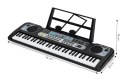 Duży keyboard pianino z mikrofonem dla dzieci + zasilacz MULTISTORE