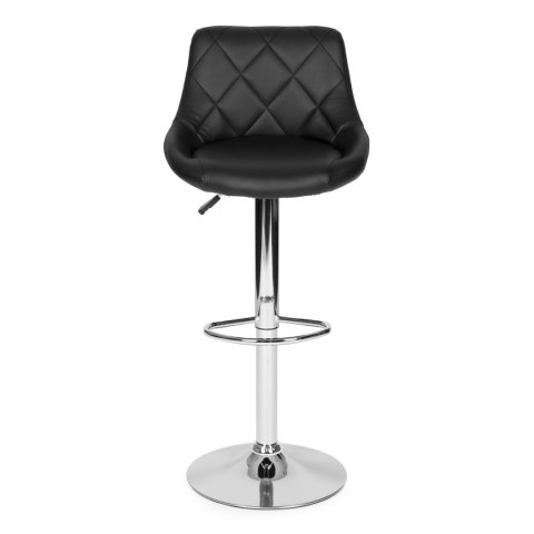 Hoker stołek barowy obrotowy podnóżek regulacja wysokości chrom ekoskóra ModernHome ModernHome Hoker stołek barowy obrotowy podnóżek regulacja wysokości chrom ekoskóra ModernHome ModernHome