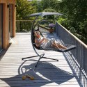 Leżanka huśtawka ogrodowa hamak fotel wiszący kosz szara MultiGarden MultiGarden