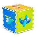 Mata piankowa dla dzieci pojazdy puzzle 9 elementów 86x86cm IPLAY IPLAY