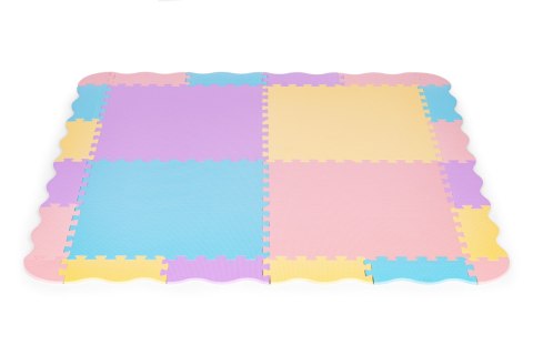 Mata piankowa kolorowa dla dzieci z płotkiem 141,5x141,5 cm 24 el. IPLAY IPLAY Mata piankowa kolorowa dla dzieci z płotkiem 141,5x141,5 cm 24 el. IPLAY IPLAY