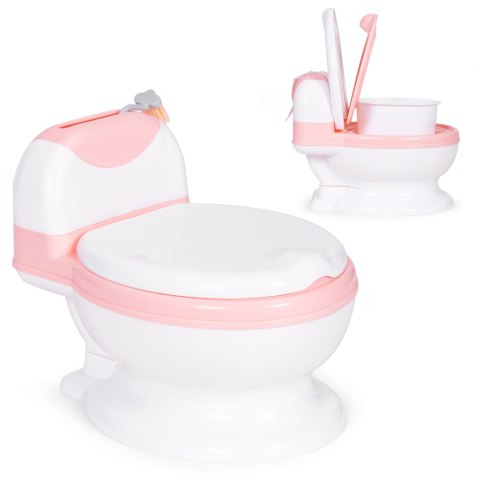 Nocnik toaleta z wyjmowanym wkładem sedes dla dzieci zamykany ze szczotką ECOTOYS ECOTOYS Nocnik toaleta z wyjmowanym wkładem sedes dla dzieci zamykany ze szczotką ECOTOYS ECOTOYS
