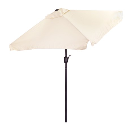 Prostokątny duży parasol ogrodowy skośny łamany z korbą beżowy 200x140 cm MultiGarden MultiGarden Prostokątny duży parasol ogrodowy skośny łamany z korbą beżowy 200x140 cm MultiGarden MultiGarden