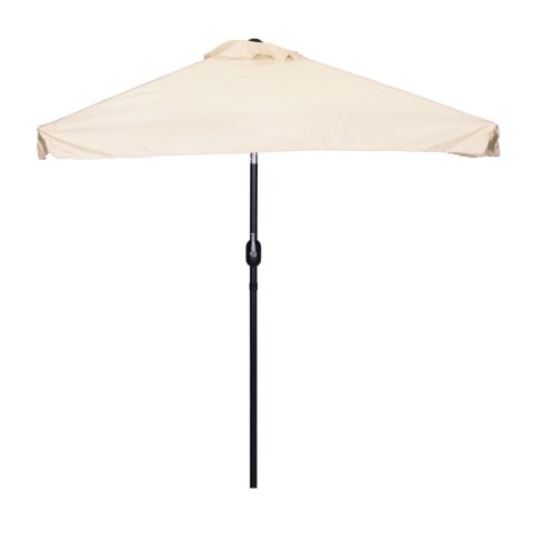 Prostokątny duży parasol ogrodowy skośny łamany z korbą beżowy 200x140 cm MultiGarden MultiGarden Prostokątny duży parasol ogrodowy skośny łamany z korbą beżowy 200x140 cm MultiGarden MultiGarden