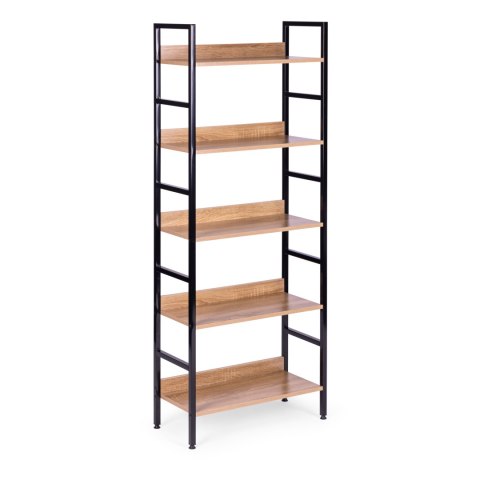Reał loftowy wysoki 5 półek metal MDF ModernHome ModernHome Reał loftowy wysoki 5 półek metal MDF ModernHome ModernHome