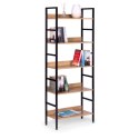 Reał loftowy wysoki 5 półek metal MDF ModernHome ModernHome