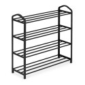 Regał na buty metalowy 4 półki 12 par butów czarny ModernHome ModernHome