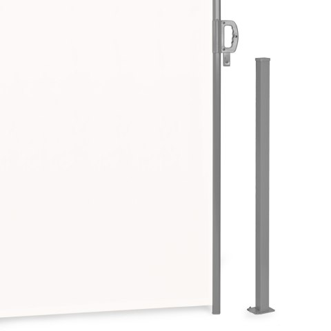 Składana markiza 300x160 cm boczna roleta parawan do ogrodu na taras beżowa MultiGarden Składana markiza 300x160 cm boczna roleta parawan do ogrodu na taras beżowa MultiGarden