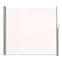 Składana markiza 300x160 cm boczna roleta parawan do ogrodu na taras beżowa MultiGarden