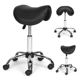 Taboret stołek kosmetyczny obrotowy medyczny regulacja wysokości ekoskóra ModernHome
