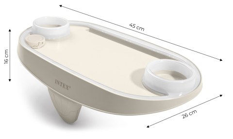 Uchwyt do napojów podświetlany LED z miejscem na tablet telefon SPA INTEX 28520 INTEX Uchwyt do napojów podświetlany LED z miejscem na tablet telefon SPA INTEX 28520 INTEX