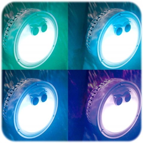 Wielokolorowa lampa LED na baterie do SPA INTEX 28503 INTEX Wielokolorowa lampa LED na baterie do SPA INTEX 28503 INTEX