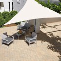Żagiel przeciwsłoneczny daszek wodoodporny 3x3x3m ModernHome - beżowy ModernHome