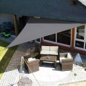 Żagiel przeciwsłoneczny daszek wodoodporny 4x4x4m ModernHome - szary ModernHome