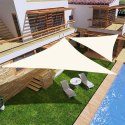 Żagiel przeciwsłoneczny daszek wodoodporny 5x5x5m ModernHome - beżowy ModernHome