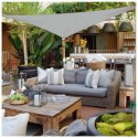 Żagiel przeciwsłoneczny daszek wodoodporny 5x5x5m ModernHome - szary ModernHome