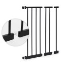 Bramka barierka zabezpieczająca 74-130 cm na schody i drzwi metal drewno dodatkowe panele ECOTOYS