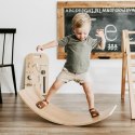 Deska do balansowania dla dzieci bujak drewniany ćwiczenia równowagi ECOTOYS ECOTOYS