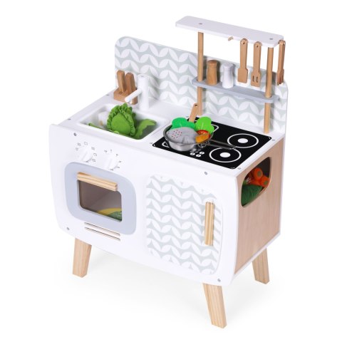 Drewniana kuchnia dla dzieci retro piekarnik palniki zlew akcesoria kuchenne ECOTOYS ECOTOYS Drewniana kuchnia dla dzieci retro piekarnik palniki zlew akcesoria kuchenne ECOTOYS ECOTOYS