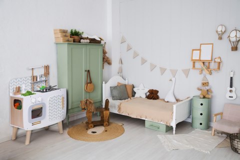 Drewniana kuchnia dla dzieci retro piekarnik palniki zlew akcesoria kuchenne ECOTOYS ECOTOYS Drewniana kuchnia dla dzieci retro piekarnik palniki zlew akcesoria kuchenne ECOTOYS ECOTOYS