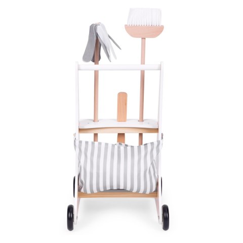 Drewniany zestaw do sprzątania wózek ECOTOYS ECOTOYS Drewniany zestaw do sprzątania wózek ECOTOYS ECOTOYS