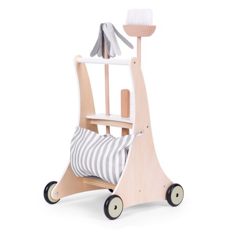 Drewniany zestaw do sprzątania wózek ECOTOYS ECOTOYS Drewniany zestaw do sprzątania wózek ECOTOYS ECOTOYS