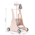 Drewniany zestaw do sprzątania wózek ECOTOYS ECOTOYS