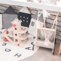 Drewniany zestaw do sprzątania wózek ECOTOYS ECOTOYS