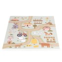 Duża mata piankowa EVA dla dzieci Farma 90,5x90,5 cm 21 el. ECOTOYS ECOTOYS