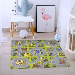 Duża mata piankowa EVA dla dzieci Miasto 90,5x90,5 cm 21 el. ECOTOYS ECOTOYS