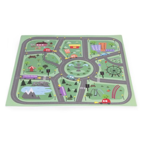 Duża mata piankowa EVA dla dzieci Miasto 90,5x90,5 cm 21 el. ECOTOYS ECOTOYS Duża mata piankowa EVA dla dzieci Miasto 90,5x90,5 cm 21 el. ECOTOYS ECOTOYS