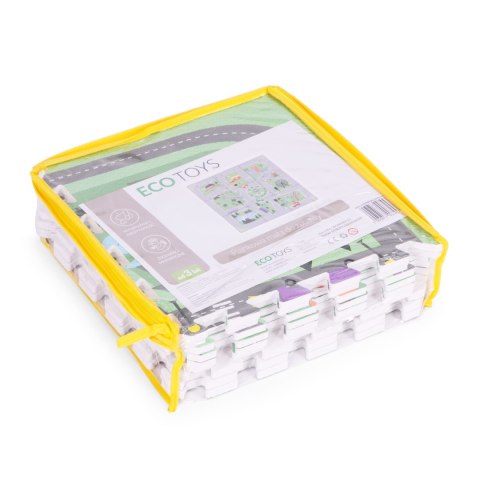 Duża mata piankowa EVA dla dzieci Miasto 90,5x90,5 cm 21 el. ECOTOYS ECOTOYS Duża mata piankowa EVA dla dzieci Miasto 90,5x90,5 cm 21 el. ECOTOYS ECOTOYS
