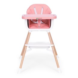Fotelik krzesełko do karmienia dzieci 2w1 różowy ECOTOYS ECOTOYS