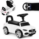 Jeździk autko Mercedes C CLASS interaktywna kierownica dźwięki biały MULTISTORE