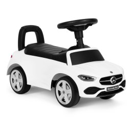Jeździk autko Mercedes C CLASS interaktywna kierownica dźwięki biały MULTISTORE