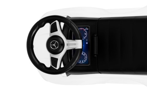 Jeździk autko Mercedes C CLASS interaktywna kierownica dźwięki biały MULTISTORE Jeździk autko Mercedes C CLASS interaktywna kierownica dźwięki biały MULTISTORE
