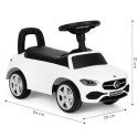 Jeździk autko Mercedes C CLASS interaktywna kierownica dźwięki biały MULTISTORE