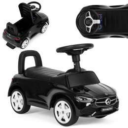 Jeździk autko Mercedes C CLASS interaktywna kierownica dźwięki czarny MULTISTORE