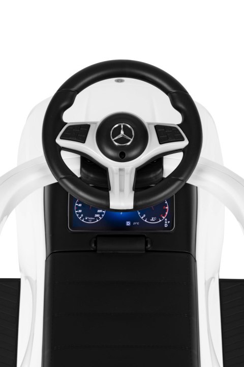 Jeździk pchacz autko Mercedes C CLASS interaktywna kierownica prowadnik biały MULTISTORE Jeździk pchacz autko Mercedes C CLASS interaktywna kierownica prowadnik biały MULTISTORE