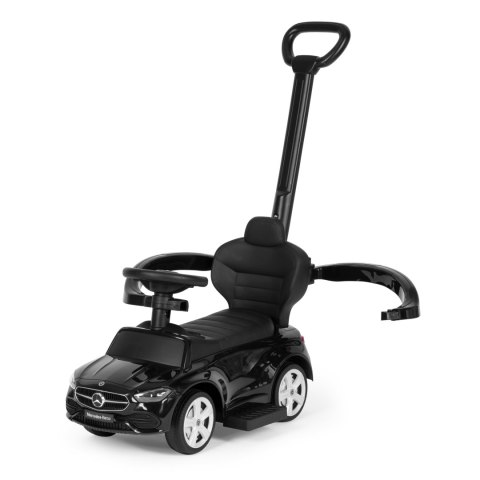 Jeździk pchacz autko Mercedes C CLASS interaktywna kierownica prowadnik czarny MULTISTORE Jeździk pchacz autko Mercedes C CLASS interaktywna kierownica prowadnik czarny MULTISTORE