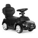 Jeździk pchacz autko Mercedes C CLASS interaktywna kierownica prowadnik czarny MULTISTORE