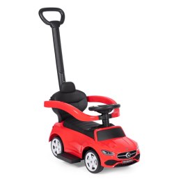 Jeździk pchacz autko Mercedes C CLASS interaktywna kierownica prowadnik czerwony MULTISTORE