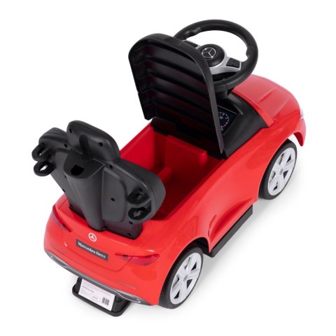 Jeździk pchacz autko Mercedes C CLASS interaktywna kierownica prowadnik czerwony MULTISTORE Jeździk pchacz autko Mercedes C CLASS interaktywna kierownica prowadnik czerwony MULTISTORE