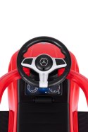 Jeździk pchacz autko Mercedes C CLASS interaktywna kierownica prowadnik czerwony MULTISTORE