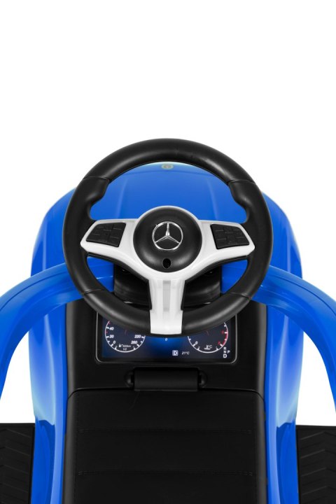 Jeździk pchacz autko Mercedes C CLASS interaktywna kierownica prowadnik niebieski MULTISTORE Jeździk pchacz autko Mercedes C CLASS interaktywna kierownica prowadnik niebieski MULTISTORE