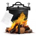 Kociołek żeliwny stojący 15L garnek myśliwski ognisko grill MultiGarden MultiGarden
