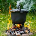 Kociołek żeliwny stojący 5L garnek myśliwski ognisko grill MultiGarden MultiGarden