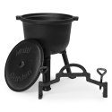 Kociołek żeliwny stojący 5L garnek myśliwski ognisko grill MultiGarden MultiGarden