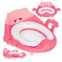 Nakładka na toaletę dla dzieci uchwyty miękka poduszka różowa ECOTOYS ECOTOYS