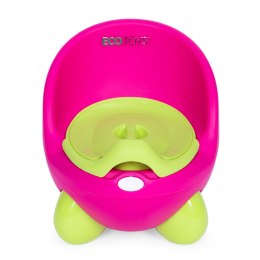 Nocnik toaleta sedes dla dzieci wyjmowany wkład antypoślizgowe nóżki różowo-zielony ECOTOYS ECOTOYS
